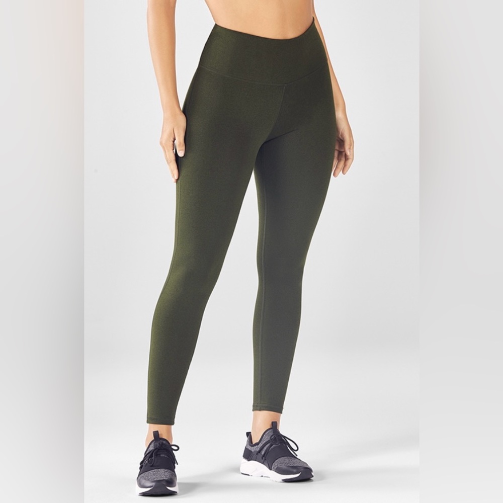 Fabletics High-Waisted Heathered 7/8